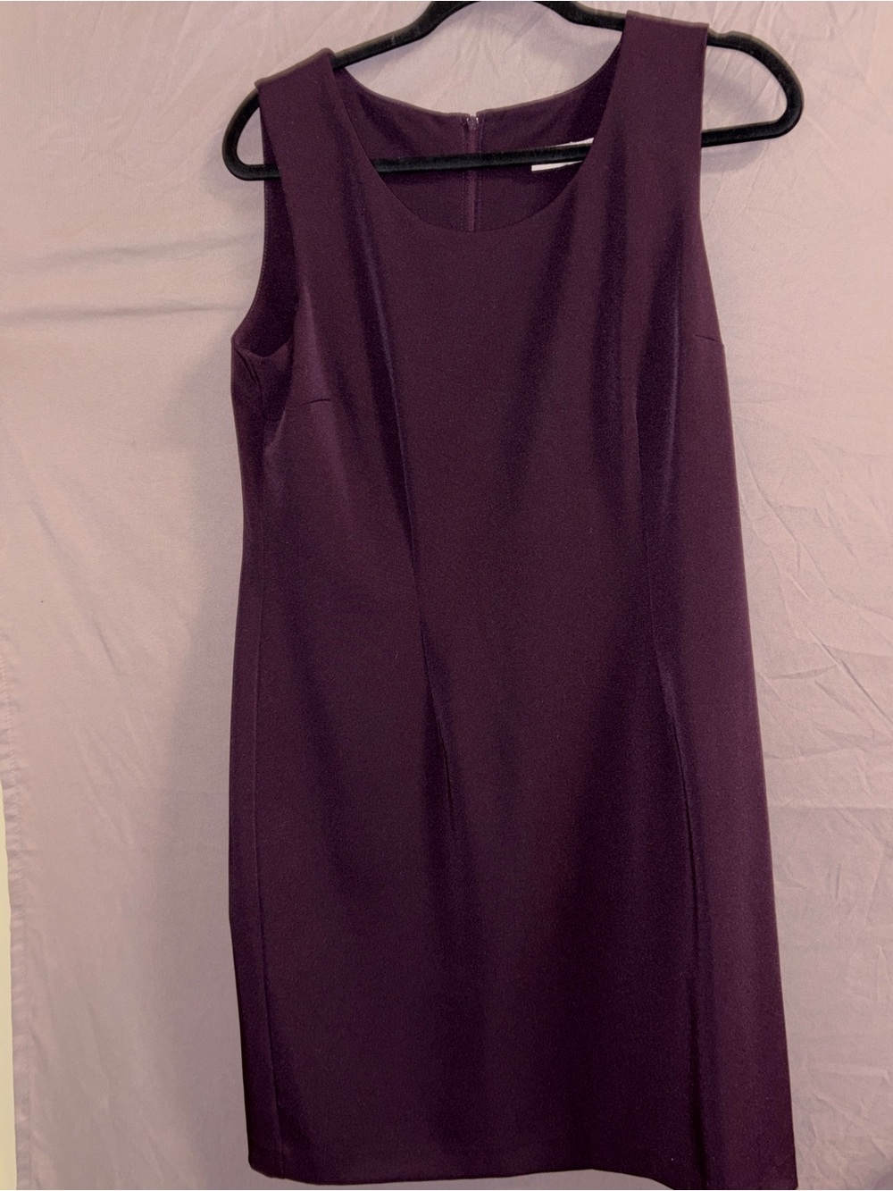 Jessica Sleeveless Mini Dress in Plum
